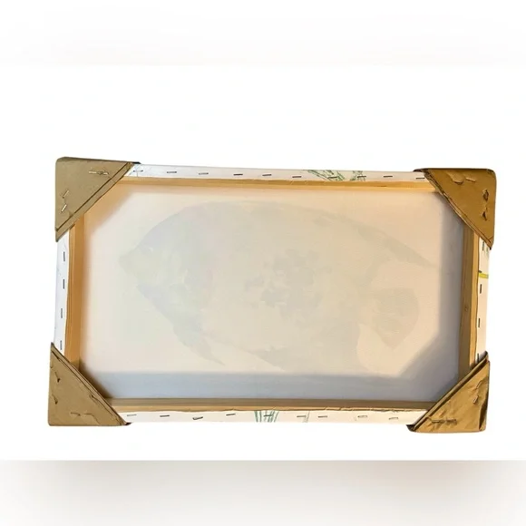 Vibrant Blue and Green Fish Art New With Tags - Picture 5 of 5